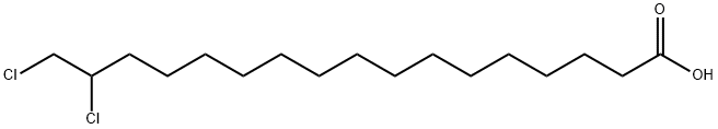 16,17-DICHLOROHEPTADECANOIC ACID Structural