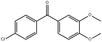 4-Chloro-3,4'-DimethoxyBenzophenone Structural