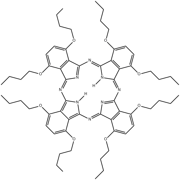 1,4,8,11,15,18,22,25-OCTABUTOXY- PHTHALOCYANINE Structural