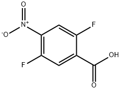 2,5-Difluoro-4-nitrobenzoic acid Structural