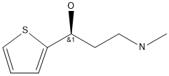 (S)-3-(MethylaMino)-1-(2-thienyl)-1-propanol Structural Picture
