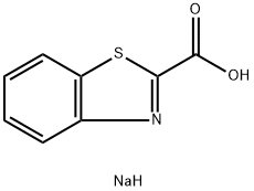 Sodium 1,3-benzothiazole-2-carboxylate Structural