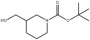 N-Boc-piperidine-3-methanol Structural