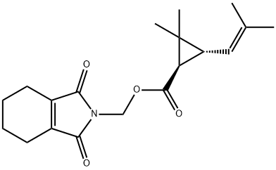 (1,3,4,5,6,7-Hexahydro-1,3-dioxo-2H-isoindol-2-yl)methyl (1R-trans)-2,2-dimethyl-3-(2-methylprop-1-enyl)cyclopropanecarboxylate Structural