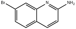 7-BROMOQUINOLIN-2-AMINE Structural