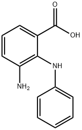 3-Amino-2-(phenylamino)benzoic acid Structural