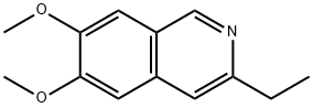 Isoquinoline, 3-ethyl-6,7-dimethoxy- (9CI) Structural