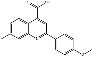 2-(4-METHOXYPHENYL)-7-METHYLQUINOLINE-4-CARBOXYLIC ACID