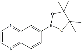 Quinoxaline-6-boronic acid, pinacol ester Structural