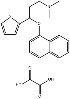 S-(+)-N,N-DIMETHYL-3-(1-NAPHTHLENYLOXY)-3-(2-THIENYL)-PROPANAMINE Structural Picture