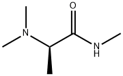 Propanamide, 2-(dimethylamino)-N-methyl-, (R)- (9CI) Structural