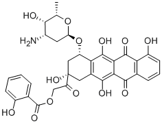 14-salicyloylcarubicin Structural