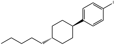 1-IODO-4-(TRANS-4-N-PENTYLCYCLOHEXYL)BENZENE Structural