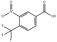 3-NITRO-4-(TRIFLUOROMETHYL)BENZOIC ACID Structural