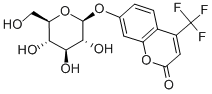 4-(TRIFLUOROMETHYL)UMBELLIFERYL-BETA-D-GLUCOPYRANOSIDE Structural