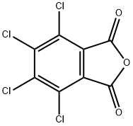 Tetrachlorophthalic anhydride Structural