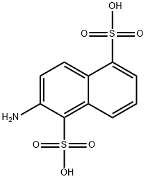 2-Amino-1,5-naphthalenedisulfonic acid Structural Picture