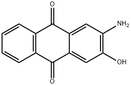 2-AMINO-3-HYDROXYANTHRAQUINONE Structural