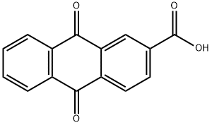 ANTHRAQUINONE-2-CARBOXYLIC ACID Structural