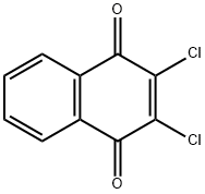 2,3-Dichloro-1,4-naphthoquinone Structural