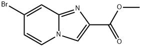 7-BroMoiMidazo[1,2-a]pyridine-2-carboxylic acid Methyl ester Structural