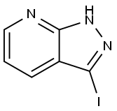 3-Iodo-7-aza-1H-azaindazole Structural