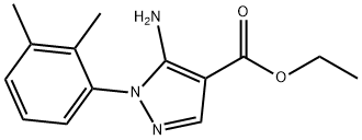 Ethyl 5-amino-1-(2,3-dimethylphenyl)-1H-pyrazole-4-carboxylate Structural