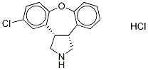 N-Desmethyl Asenapine Hydrochloride Structural