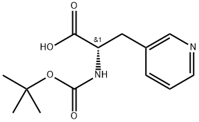 Boc-3-(3-pyridyl)-L-alanine Structural