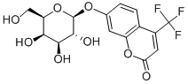 4-(TRIFLUOROMETHYL)UMBELLIFERYL-BETA-D-GALACTOPYRANOSIDE Structural