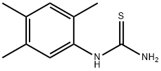 1-(2,4,5-TRIMETHYLPHENYL)-2-THIOUREA Structural