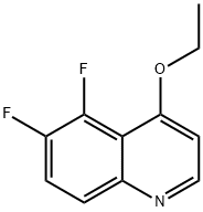 Quinoline, 4-ethoxy-5,6-difluoro- (9CI) Structural