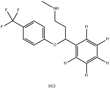 Fluoxetine-D5 hydrochloride Structural