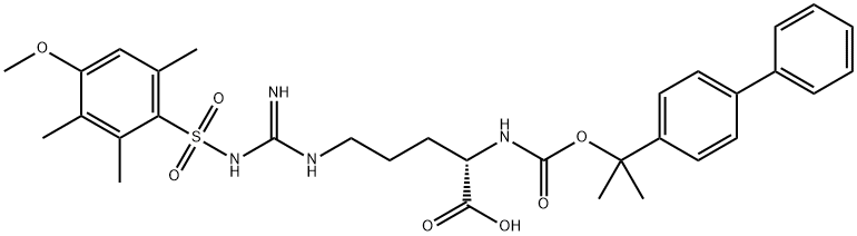 BPOC-ARG(MTR)-OH Structural