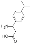 3-AMINO-3-(4-ISOPROPYLPHENYL)PROPANOIC ACID Structural