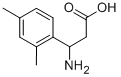 3-AMINO-3-(2,4-DIMETHYL-PHENYL)-PROPIONIC ACID Structural