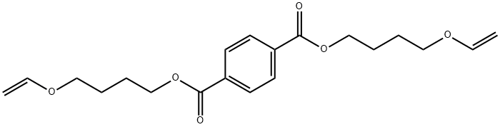 BIS[4-(VINYLOXY)BUTYL]TEREPHTHALATE Structural