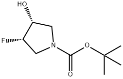 cis-3-fluoro-4-hydoxy-n- boc pyrroldine