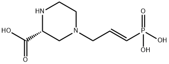 D-4-[(2E)-3-PHOSPHONO-2-PROPENYL]-2-PIPERAZINECARBOXYLIC ACID Structural