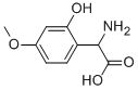 AMINO-(2-HYDROXY-4-METHOXY-PHENYL)-ACETIC ACID Structural