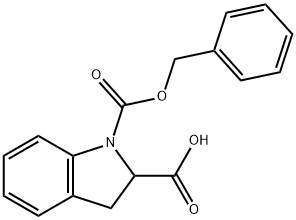 1-[(BENZYLOXY)CARBONYL]-2-INDOLINECARBOXYLIC ACID Structural