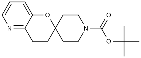 Spiro[piperidine-4,2'-[2H]pyrano[3,2-b]pyridine]-1-carboxylic acid, 3',4'-dihydro-, 1,1-dimethylethyl ester Structural