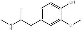 4-hydroxy-3-methoxymethamphetamine Structural