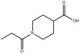 1-PROPIONYL-4-PIPERIDINECARBOXYLIC ACID Structural