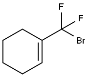 1-(BROMODIFLUOROMETHYL)CYCLOHEX-1-ENE Structural