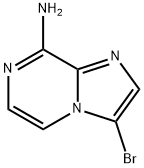 3-BROMOIMIDAZO[1,2-A]PYRAZIN-8-AMINE Structural