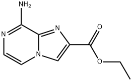 Imidazo[1,2-a]pyrazine-2-carboxylic acid, 8-amino-, ethyl ester (9CI) Structural