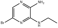 2-AMINO-5-BROMO-3-(ETHYLAMINO)PYRAZINE Structural