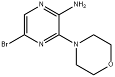 2-AMINO-5-BROMO-3-MORPHOLIN-4-YLPYRAZINE Structural