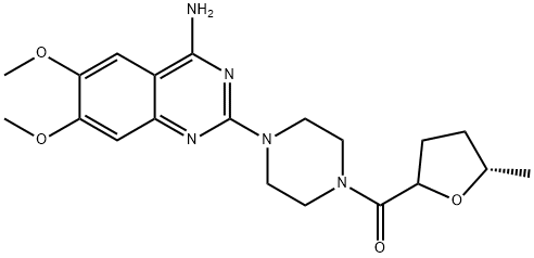 [4-(4-AMino-6,7-diMethoxy-2-quinazolinyl)-1-piperazinyl][(5S)-tetrahydro-5-Methyl-2-furanyl]Methanone Structural